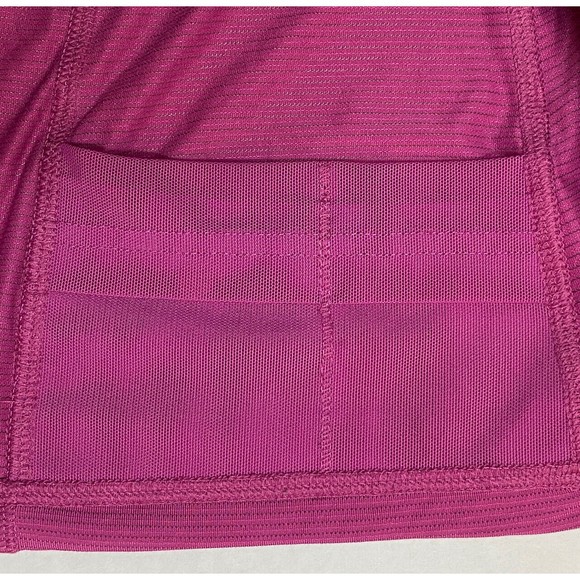 Lululemon Run Skim Singlet Tank Size 6 Racerback Raspberry with Black Trim Rare - Picture 6 of 9
